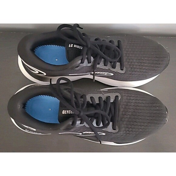 Brooks Glycerin 21 Womens Size 9.5 Black Grey White Athletic Running Shoes - Picture 2 of 9
